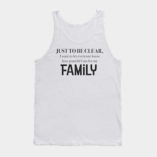 Grateful Family Tank Top